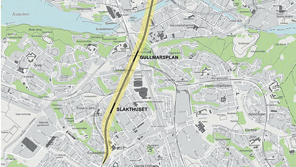 Idéstudie från maj 2013. Bild: Trafikförvaltningen/Stockholms läns landsting.