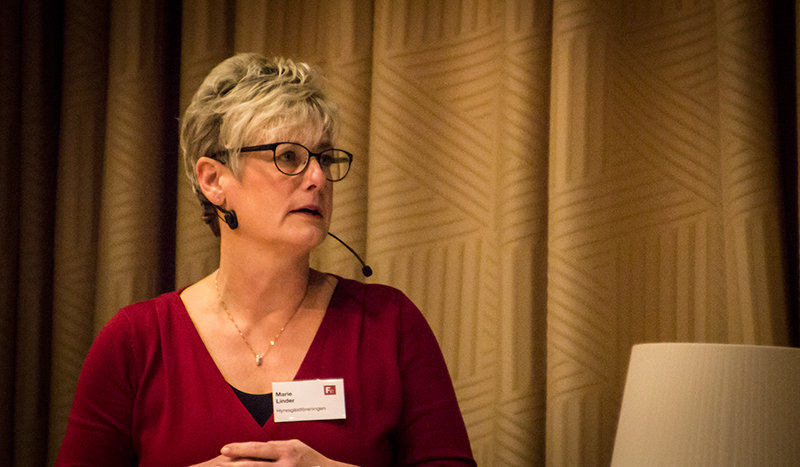 Marie Linder, ordförande Hyresgästföreningen.