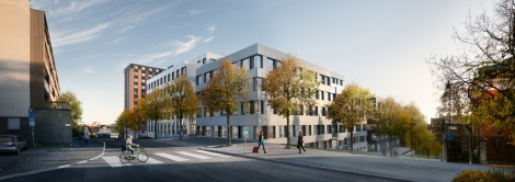 Centrala Sundbyberg får fler kontorsplatser. Illustration: Vasakronan/Reflex Arkitekter/Tomorrow