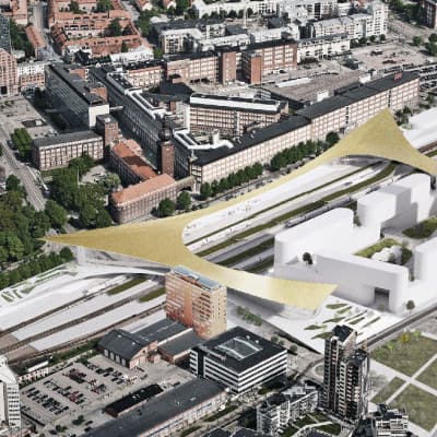 ”En stad ett tak” - Västerås resecentrum ska knyta ihop staden.
