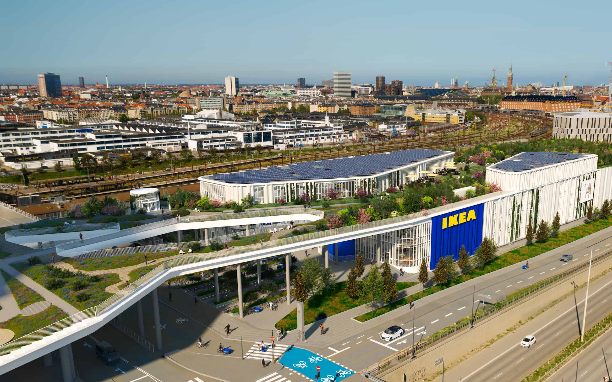 Ikea bygger mitt i city i Köpenhamn – se bilderna